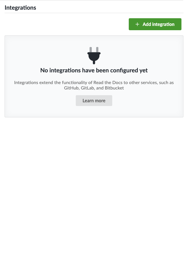 Screenshot of the Dashboard view for the incoming webhook